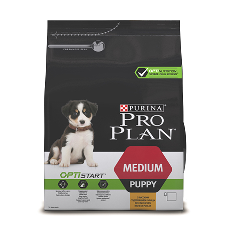 Purina Pro Plan Medium Puppy Сухой Корм для щенков средних пород,с курицей,12кг.