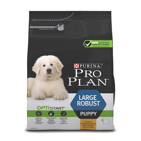 Purina Pro Plan Large Robust Puppy Сухой Корм для щенков крупных пород,с курицей,12кг.